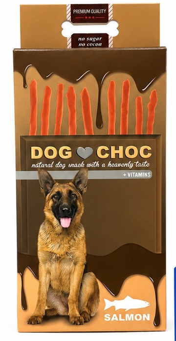 تشویقی سگ “DOG ♡ CHOC” – طبیعی، بدون شکر و کاکائو، همراه با ویتامینها